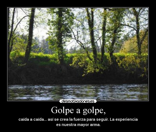 carteles experiencia golpe caida ivan desmotivaciones