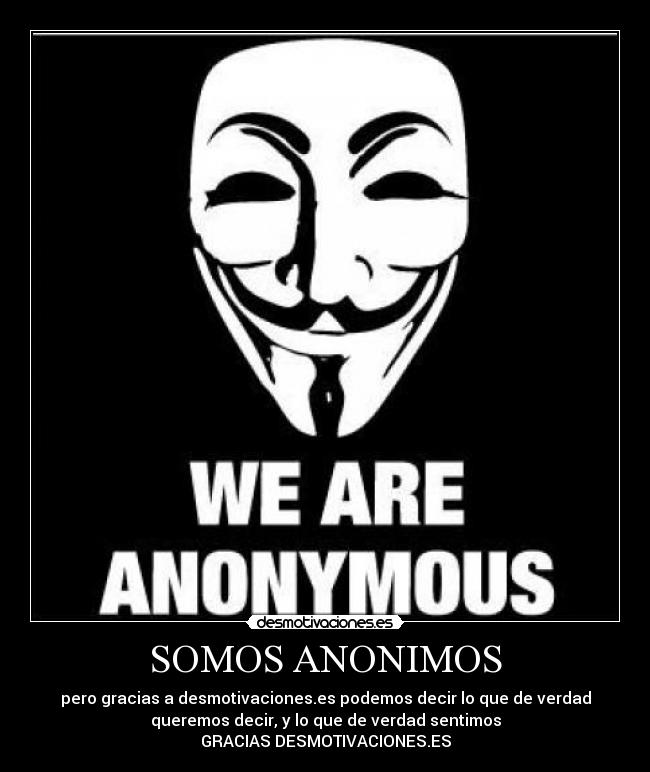 SOMOS ANONIMOS - 