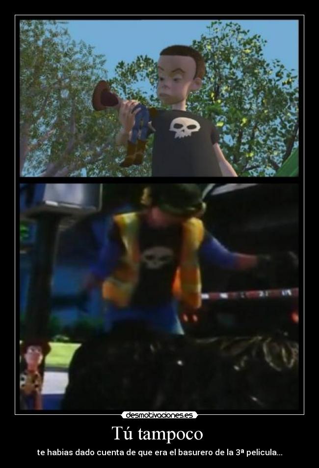 carteles tu tampoco cuenta basurero desmotivaciones