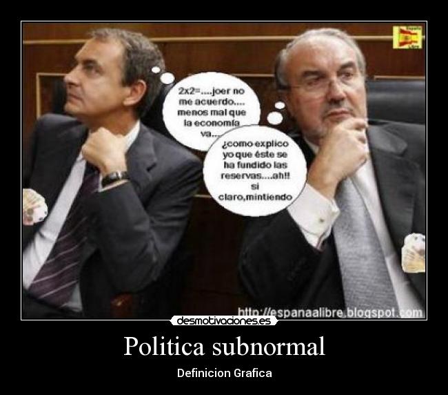 Politica subnormal - Definicion Grafica