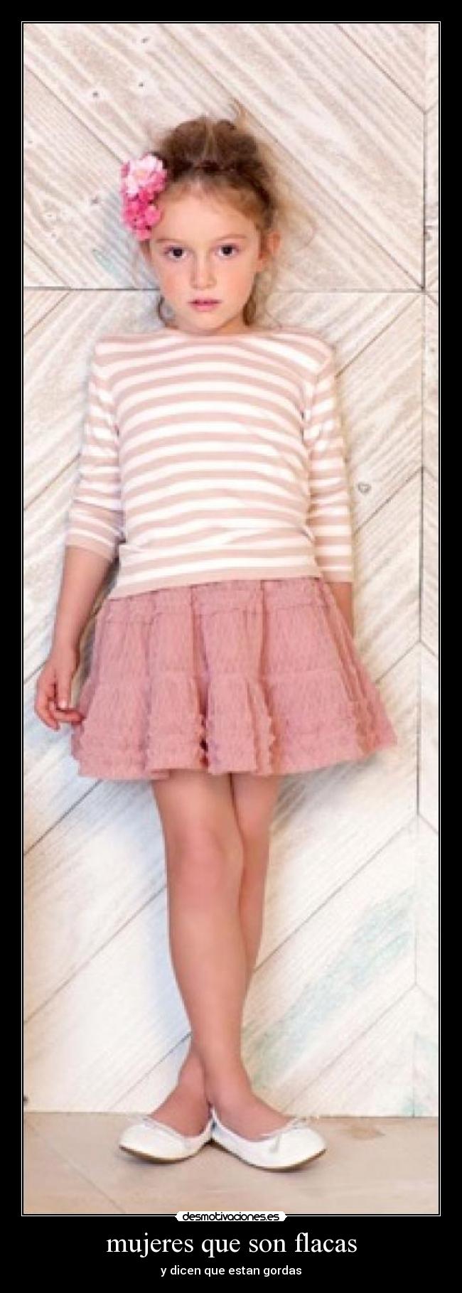 mujeres que son flacas - y dicen que estan gordas