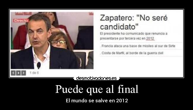 Puede que al final - 