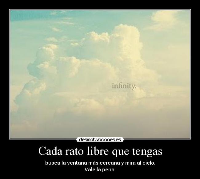 Cada rato libre que tengas - 