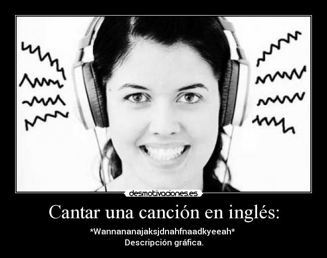 carteles cancion ingles desmotivaciones
