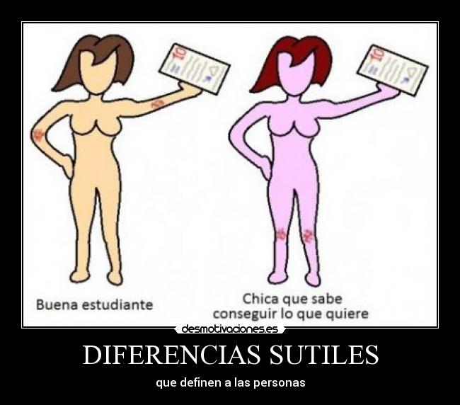 DIFERENCIAS SUTILES - que definen a las personas
