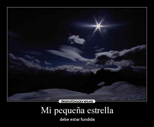 Mi pequeña estrella -