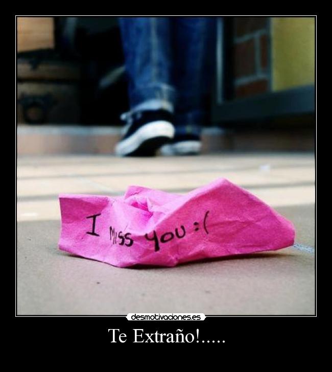 Te Extraño!..... - 