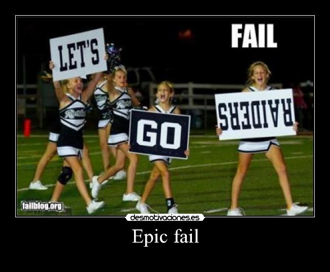 Epic fail - 