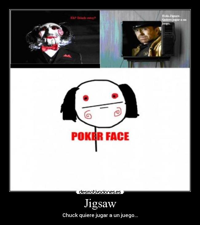 Jigsaw - Chuck quiere jugar a un juego...