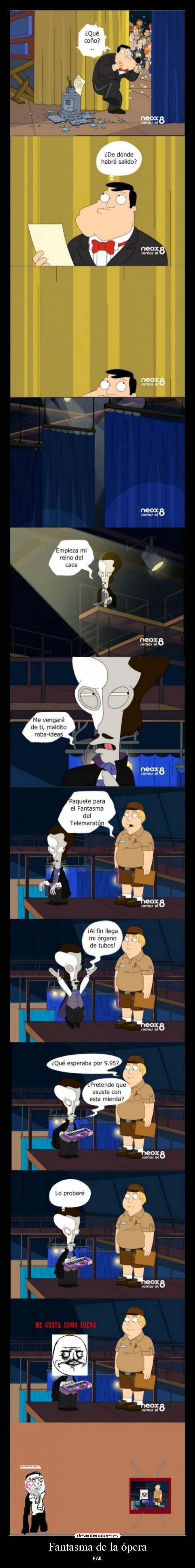 Fantasma de la ópera - FAIL