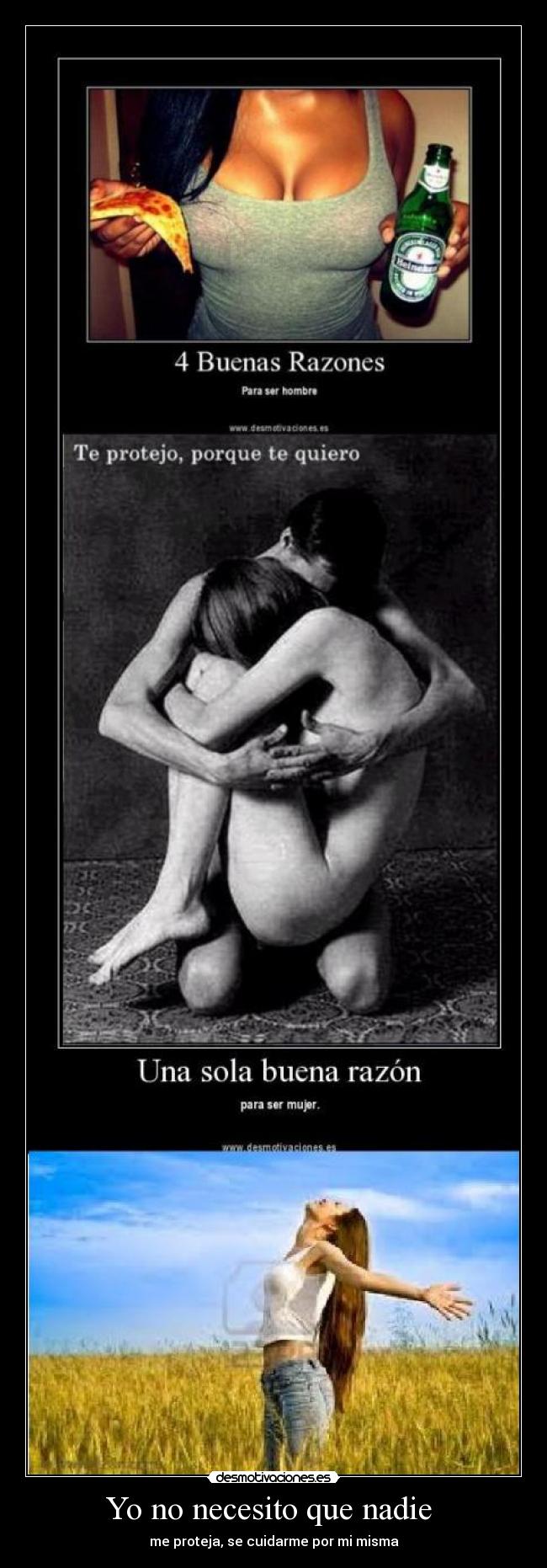 Yo no necesito que nadie -