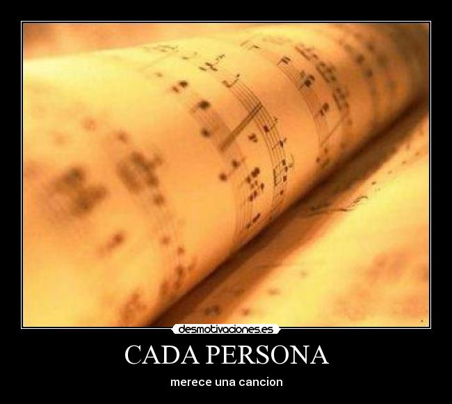 CADA PERSONA -