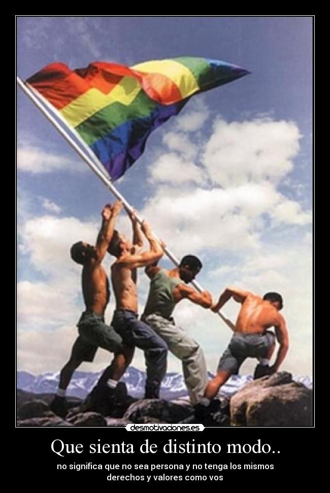 Que sienta de distinto modo.. - 