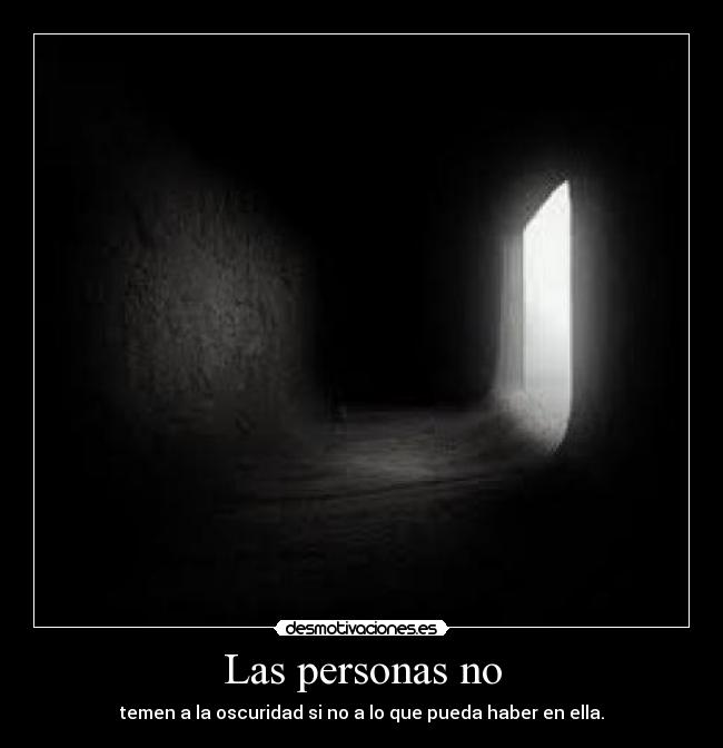 Las personas no - 