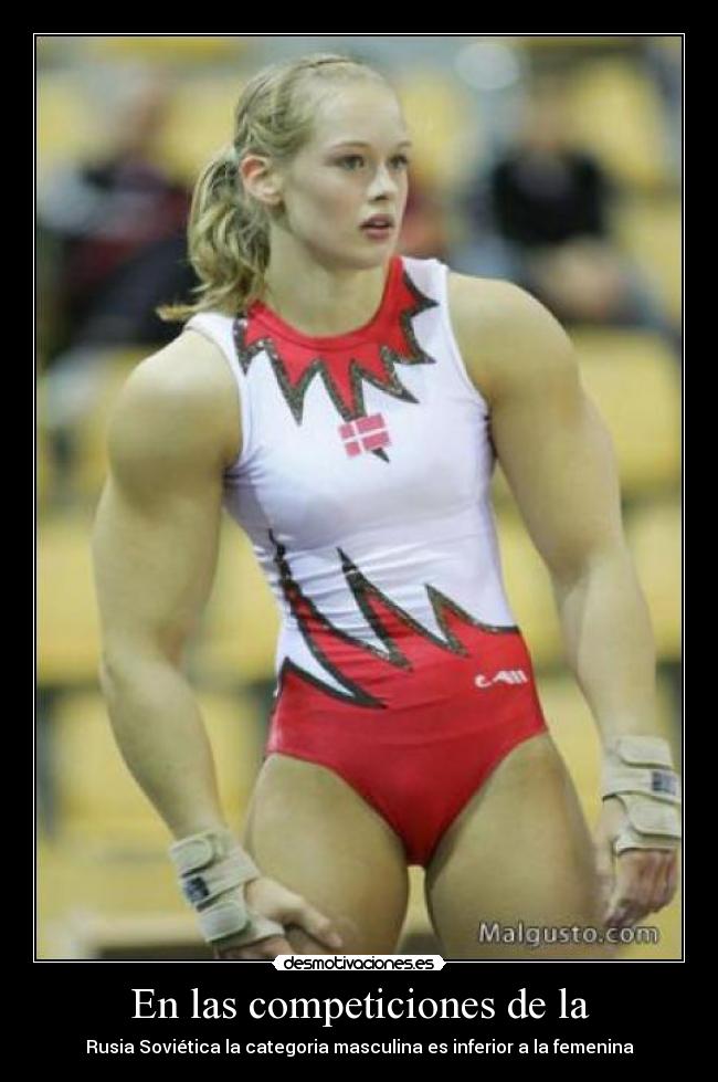 En las competiciones de la - Rusia Soviética la categoria masculina es inferior a la femenina