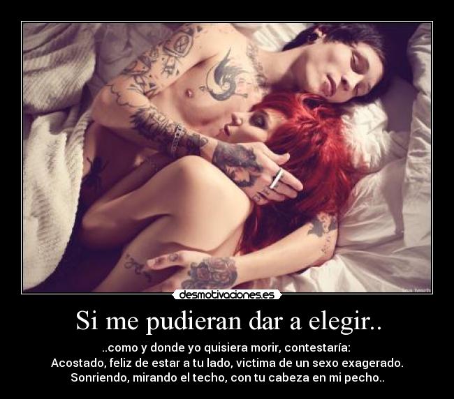 Si me pudieran dar a elegir.. -