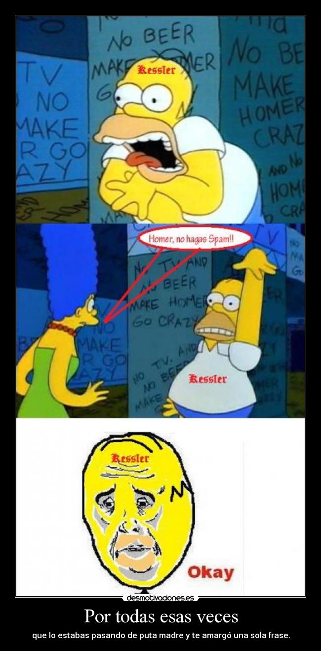 carteles okay homer simpson desmotivaciones