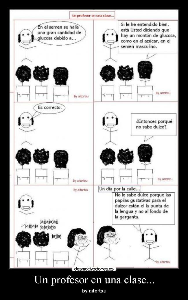 Un profesor en una clase... - 