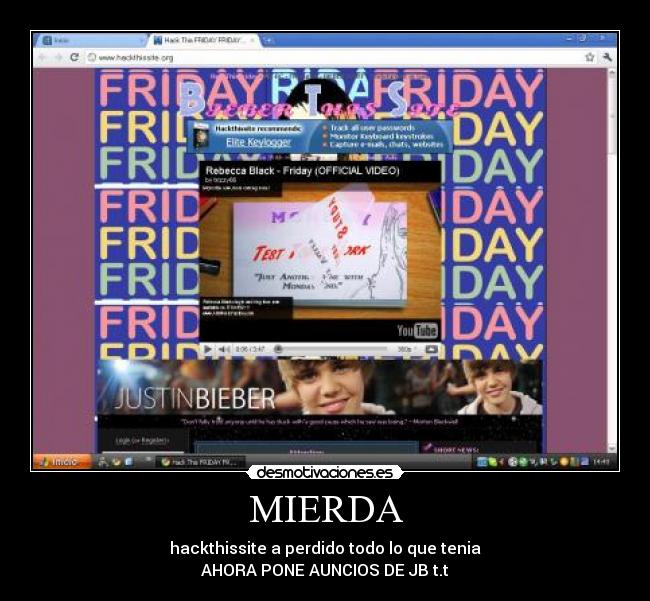 MIERDA - hackthissite a perdido todo lo que tenia
AHORA PONE AUNCIOS DE JB t.t