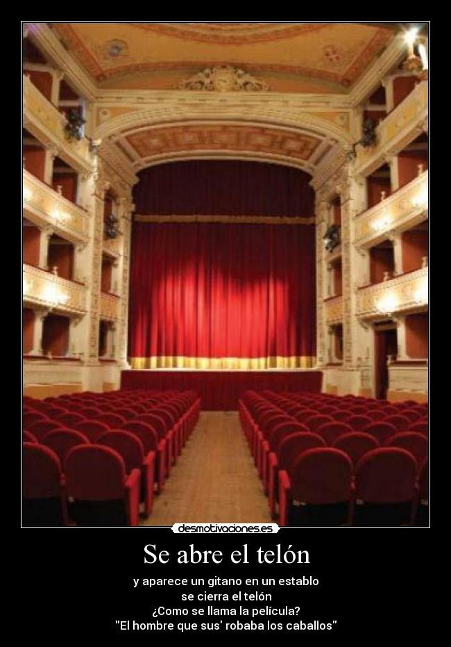 carteles pelicula telon gitano desmotivaciones