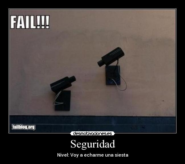 Seguridad - Nivel: Voy a echarme una siesta