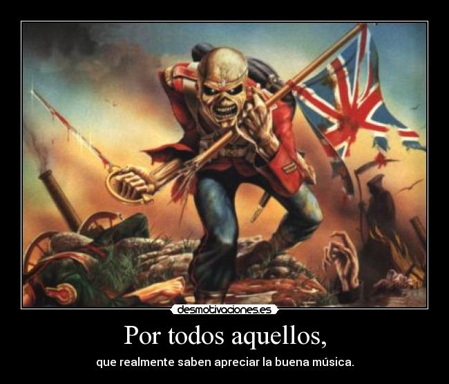 carteles iron maiden heavy metal guitarra bateria musica banda desmotivaciones