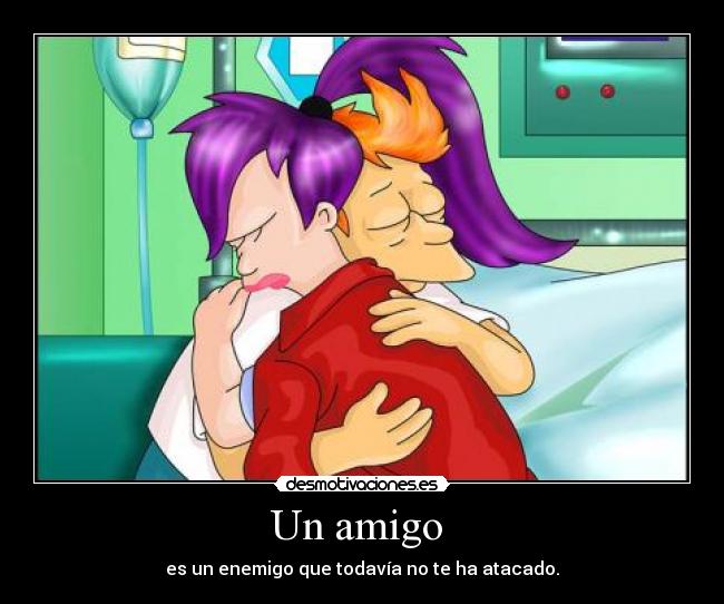 Un amigo -