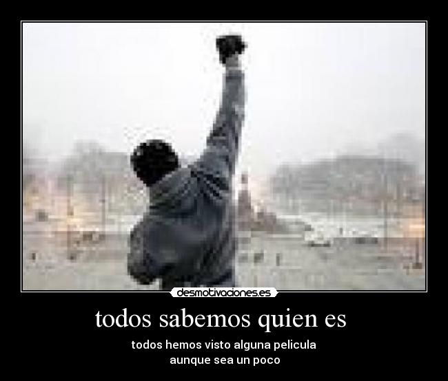 todos sabemos quien es -