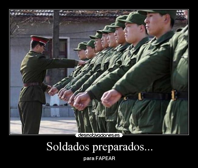 Soldados preparados... - 