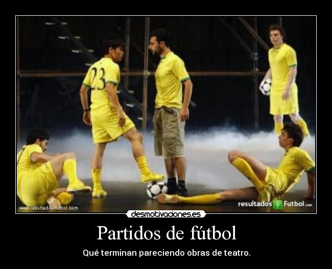 Partidos de fútbol -