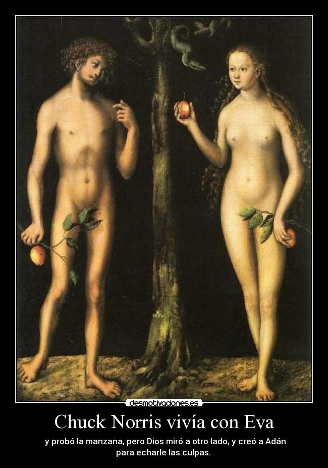 Chuck Norris vivía con Eva - 