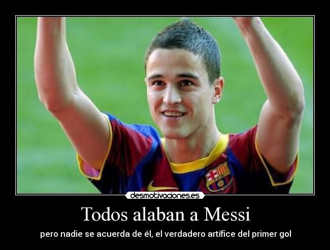 Todos alaban a Messi - pero nadie se acuerda de él, el verdadero artífice del primer gol