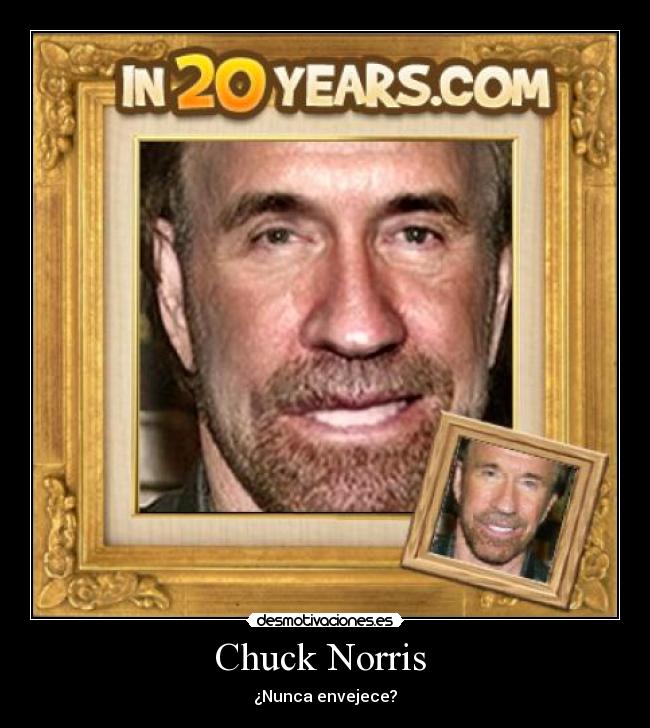 Chuck Norris - ¿Nunca envejece?