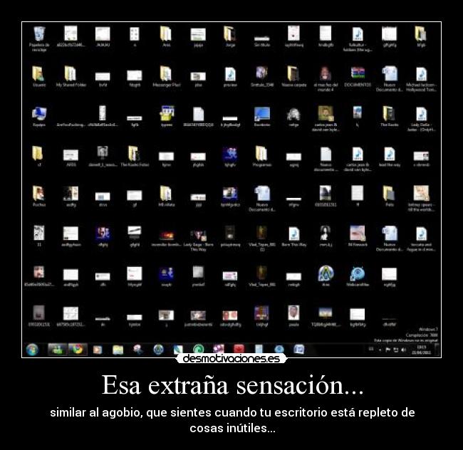 Esa extraña sensación... -