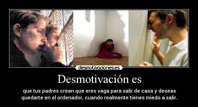 Desmotivación es - 