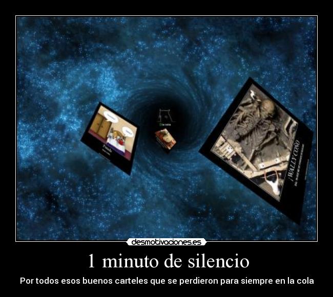 1 minuto de silencio -