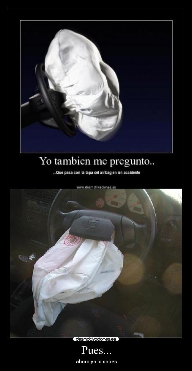 carteles airbag desmotivaciones