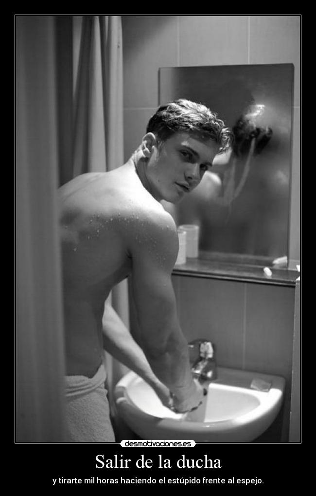 carteles ducha desmotivaciones