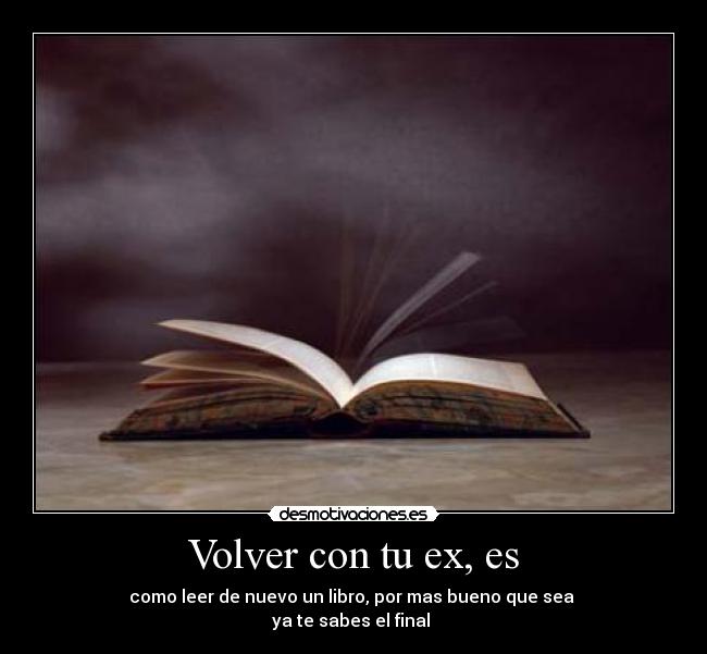 carteles libro volver final como desmotivaciones