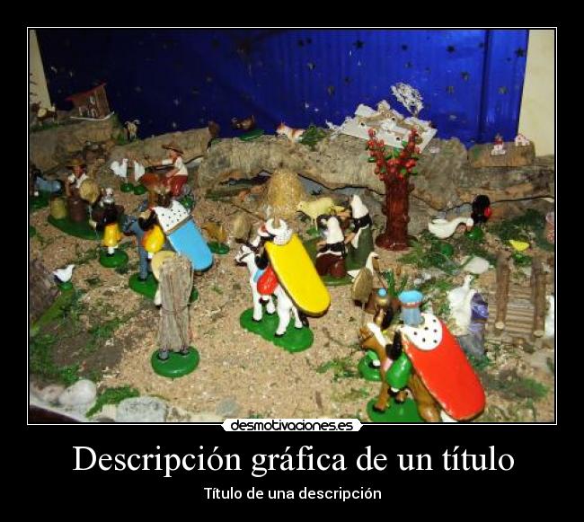 Descripción gráfica de un título - Título de una descripción