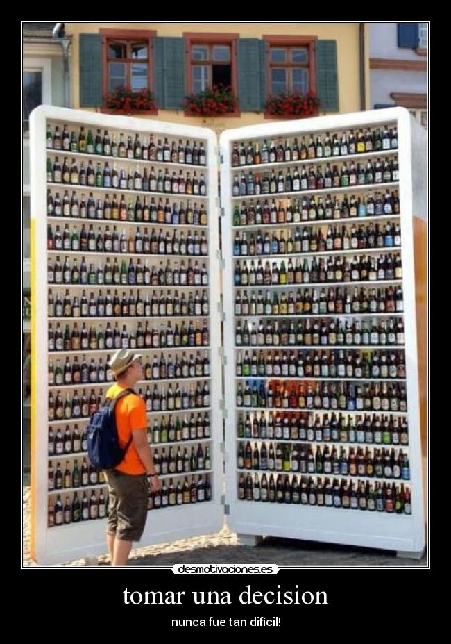 tomar una decision -