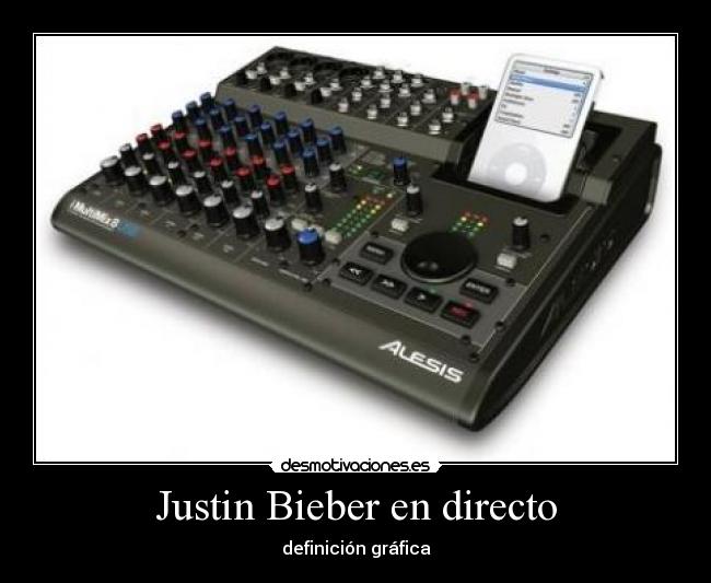 Justin Bieber en directo -