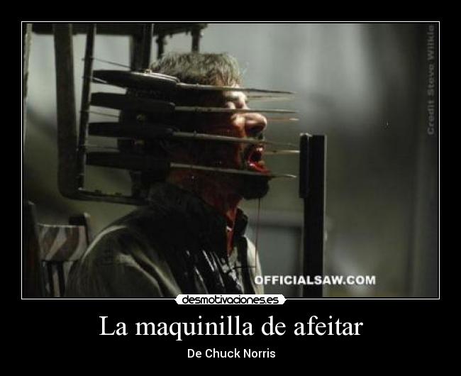 La maquinilla de afeitar - 