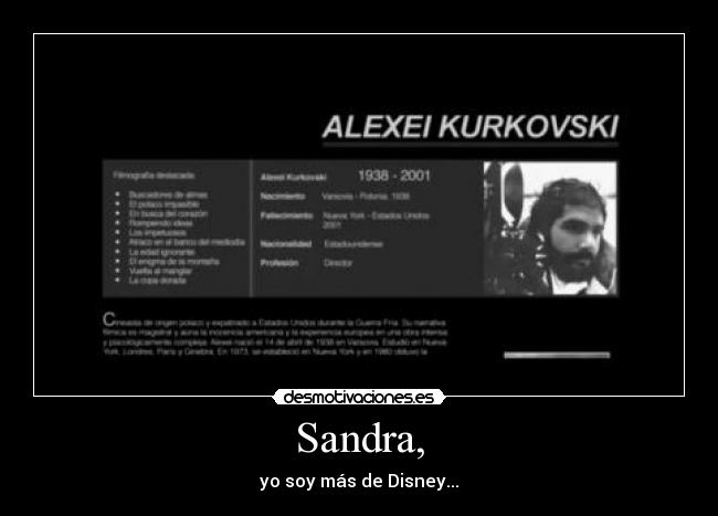 Sandra, -