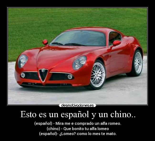 Esto es un español y un chino.. -