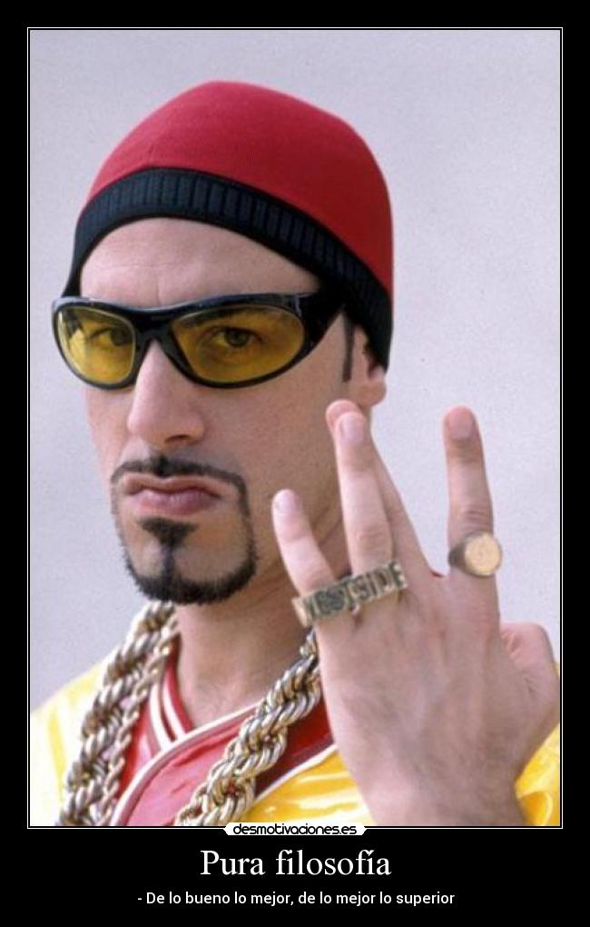 Pura filosofía -