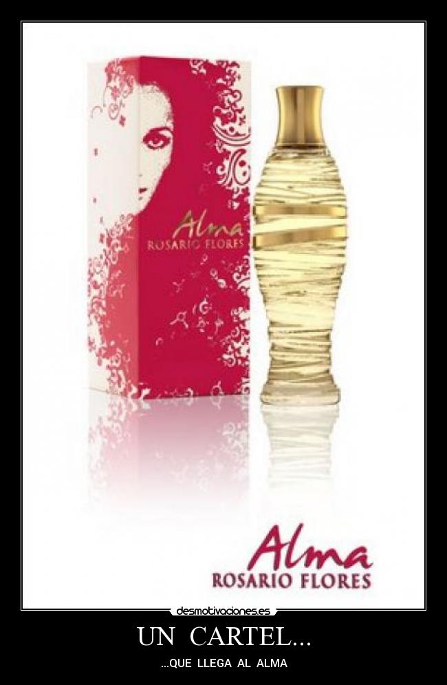 UN CARTEL... - ...QUE LLEGA AL ALMA