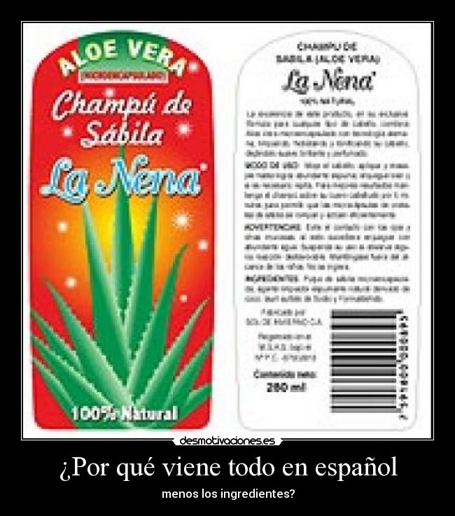 ¿Por qué viene todo en español -