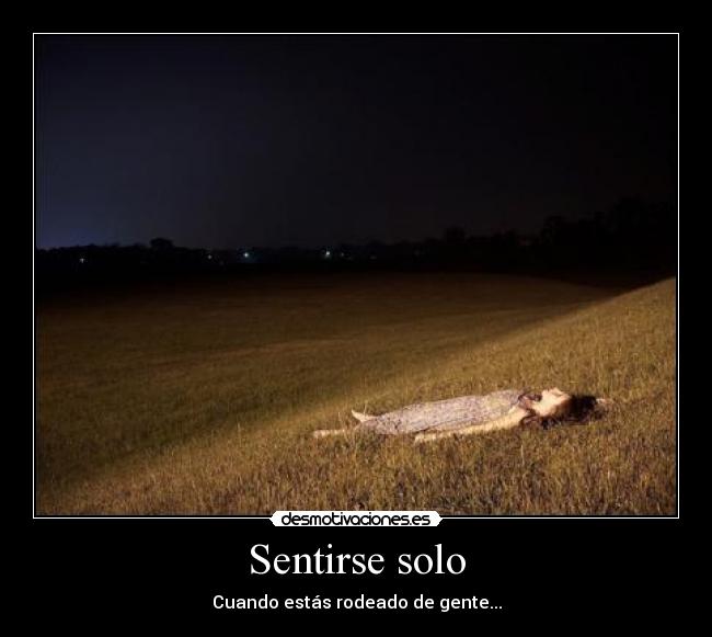 Sentirse solo -