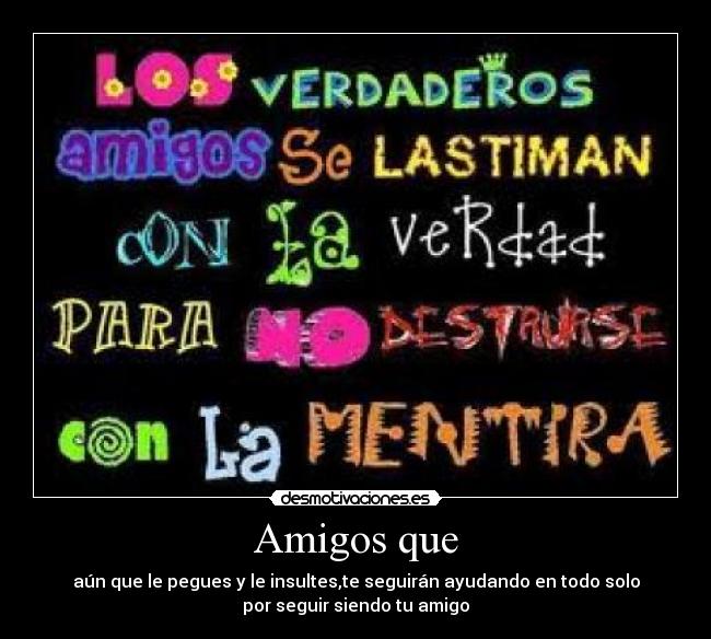 carteles amigos amistad desmotivaciones